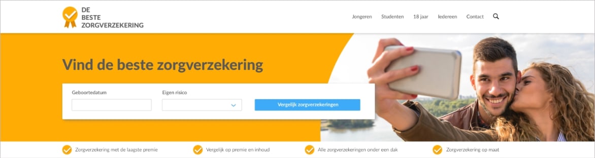 Call to action op debestezorgverzekering