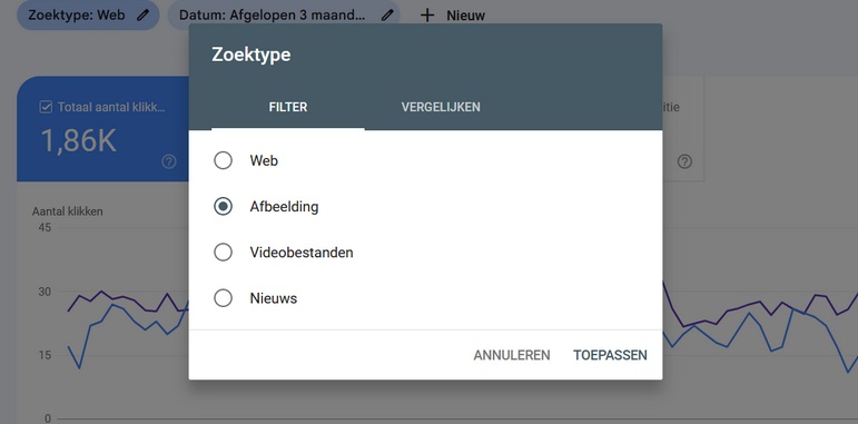 Afbeeldingen optimaliseren Google Search Console